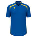 Macron Wyrm Short Sleeve Shirt in blue and yellow