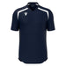 Macron Wyrm Short Sleeve Shirt in navy and white