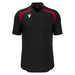 Macron Wyrm Short Sleeve Shirt in black and red