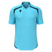 Macron Wyrm Short Sleeve Shirt in sky blue and navy