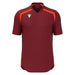 Macron Wyrm Short Sleeve Shirt in red and orange