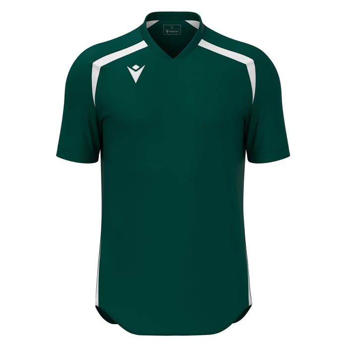 Macron Wyrm Short Sleeve Shirt in green and white