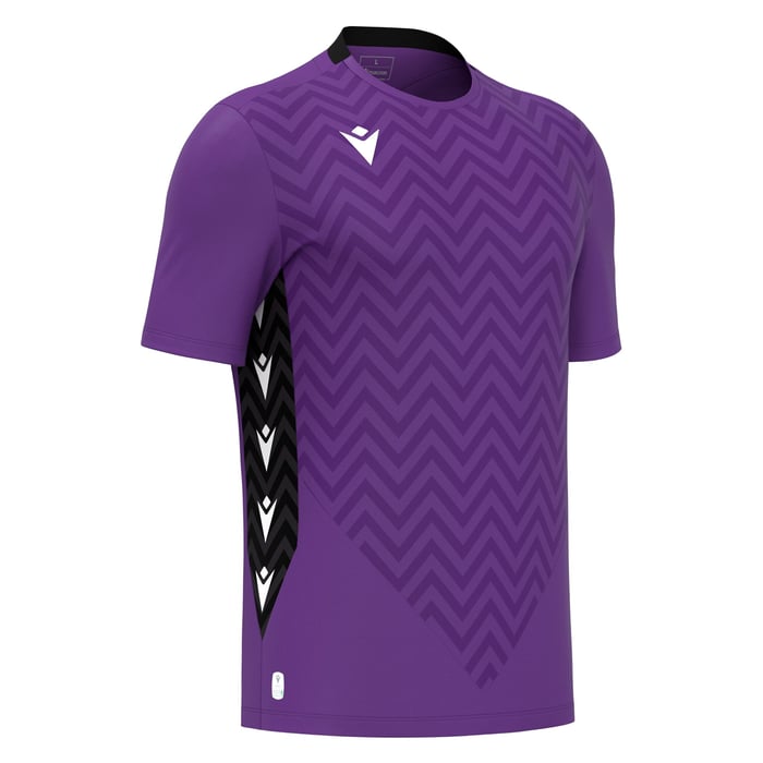 Macron Scorpio Eco Goalkeeper Short Sleeve Shirt in purple