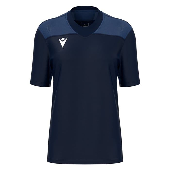 Macron Beryl Women's Short Sleeve Shirt in navy