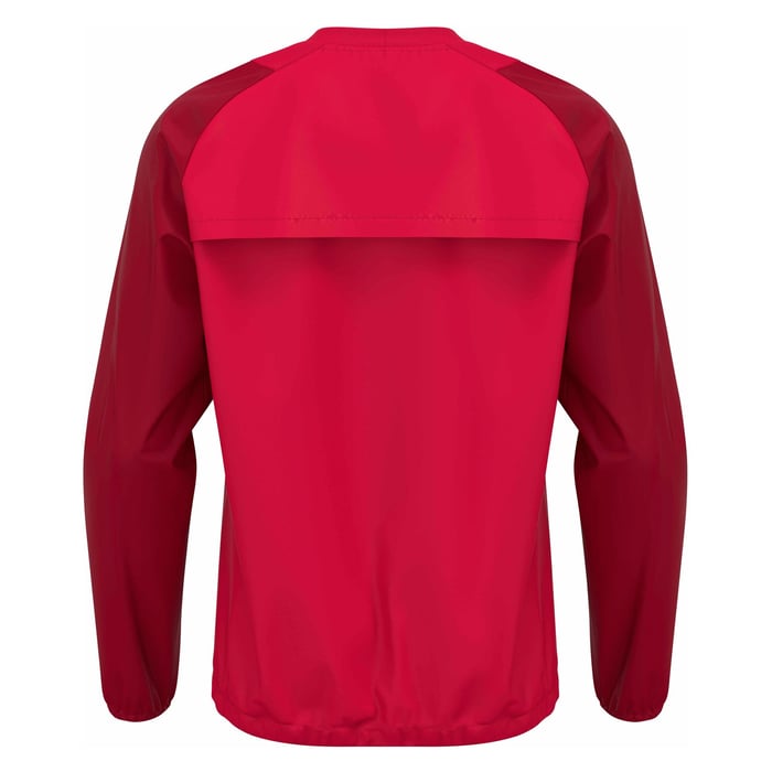 Macron Drizzle Long Sleeve Wind Breaker in red