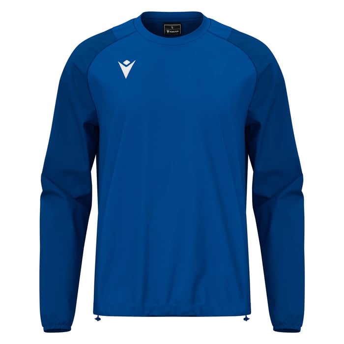 Macron Drizzle Long Sleeve Wind Breaker in blue