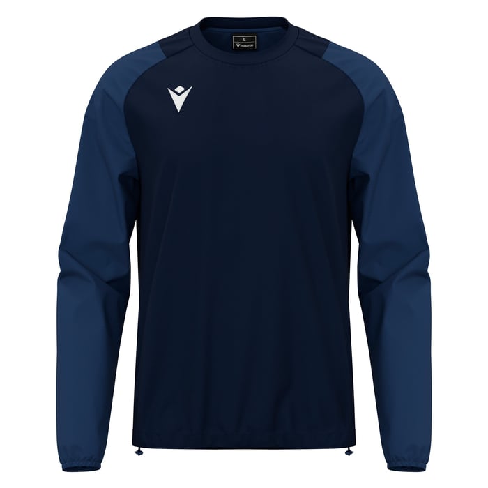 Macron Drizzle Long Sleeve Wind Breaker in navy