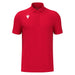 Macron Jazz Short Sleeve Polo Shirt in red