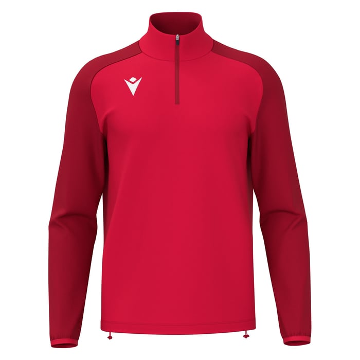 Macron Isen 1/4 Zip Top in red