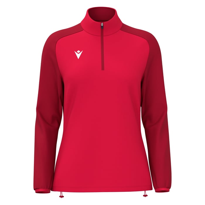 Macron Lena Women's 1/4 Zip Top in red