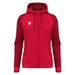 Macron Atlas Women's Full Zip Hoody in red