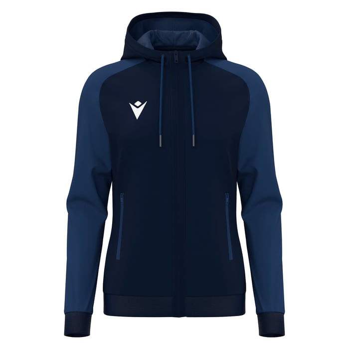 Macron Atlas Women's Full Zip Hoody in navy