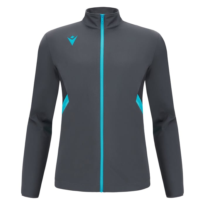 Macron Raijin Full Zip Top in grey and blue