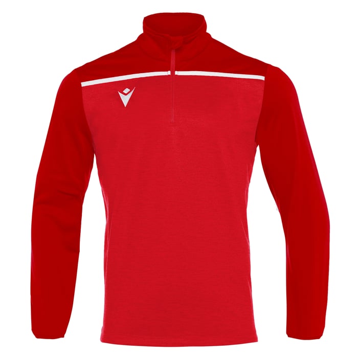 Macron Rhine 1/4 Zip Top in red
