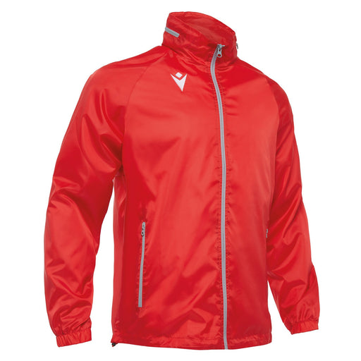 Macron Praia Hero Full Zip Wind Breaker in red