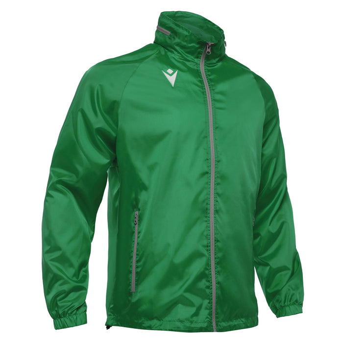 Macron Praia Hero Full Zip Wind Breaker in green