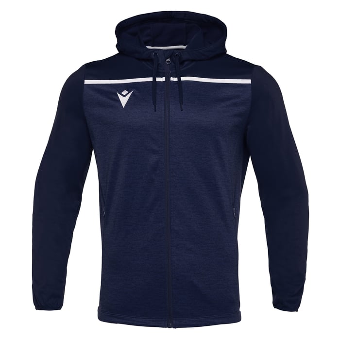 Macron Aether Full Zip Hoody in navy