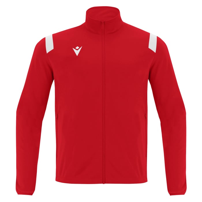 Macron Fujin Full Zip Top in red and white