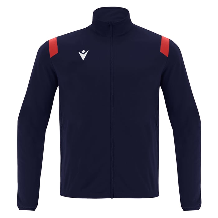 Macron Fujin Full Zip Top in navy and red