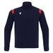 Macron Fujin Full Zip Top in navy and red