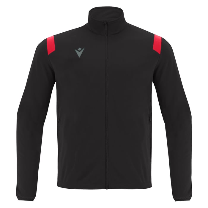 Macron Fujin Full Zip Top in black and red