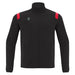 Macron Fujin Full Zip Top in black and red