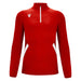 Macron Fraser 1/4 Zip Top in red