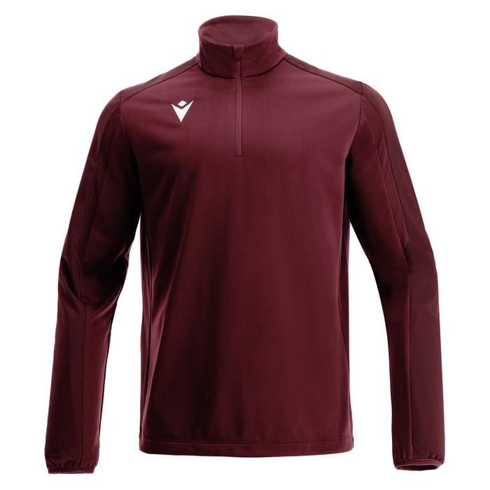 Macron Arno 1/4 Zip Top in burgundy