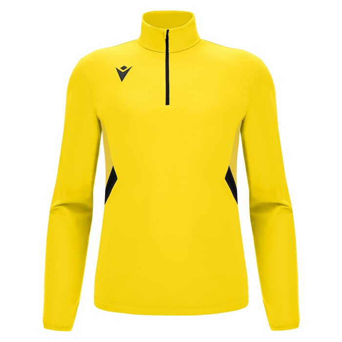 Macron Plave 1/4 Zip Top in yellow