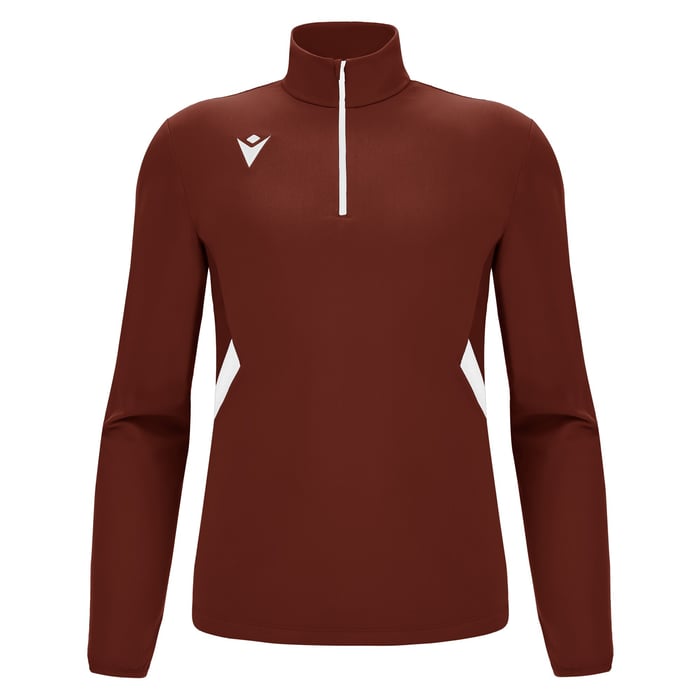 Macron Plave 1/4 Zip Top in red