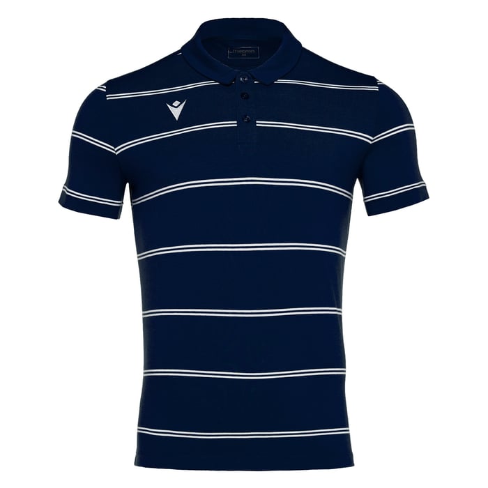 Macron Flamenco Short Sleeve Polo Shirt in navy