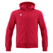 Macron Trumpet Full Zip Hoody in red
