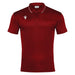 Macron Draco Hero Short Sleeve Polo Shirt in red