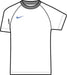Nike Dri-Fit Park VIII Women's Short Sleeve Shirt in white/royal blue
