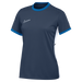 Nike Women's Dri-Fit Academy 25 Short Sleeve Top in obsidian
