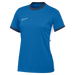 Nike Women's Dri-Fit Academy 25 Short Sleeve Top in royal blue