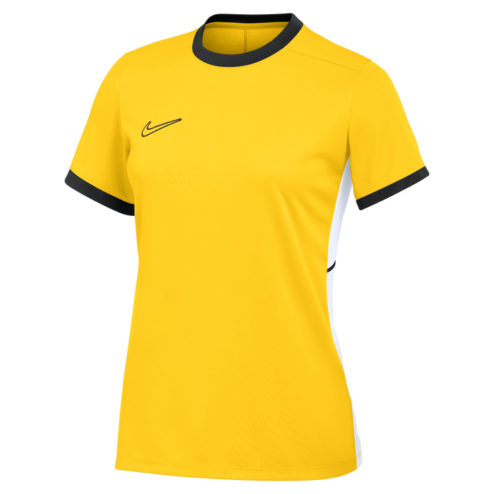 Nike Women's Dri-Fit Academy 25 Short Sleeve Top in tour yellow