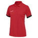 Nike Women's Dri-Fit Academy 25 Short Sleeve Polo in university red