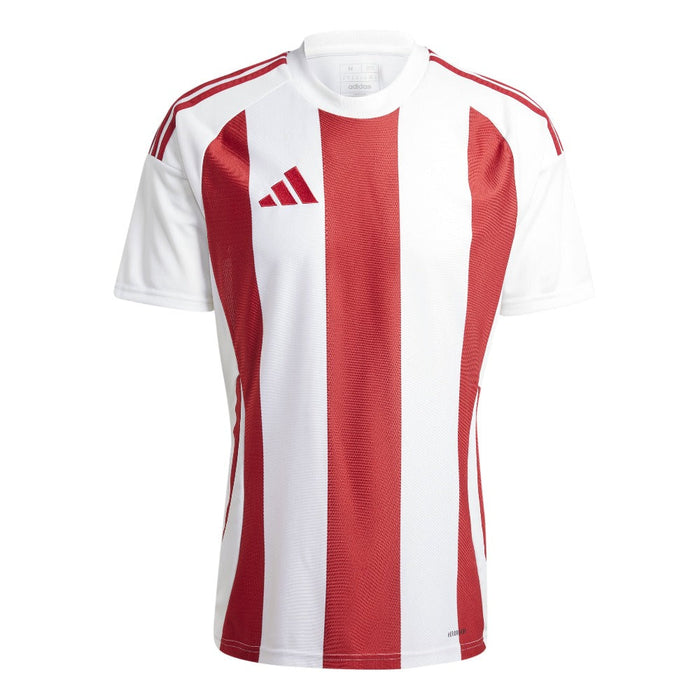 adidas striped 24 red and white shirt