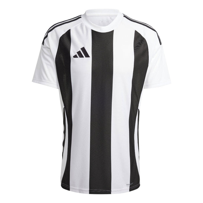 adidas striped 24 black and white shirt