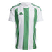 adidas striped 24 green and white shirt