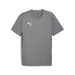 A short-sleeved grey Puma t-shirt for kids, with the Puma logo visible on the chest.