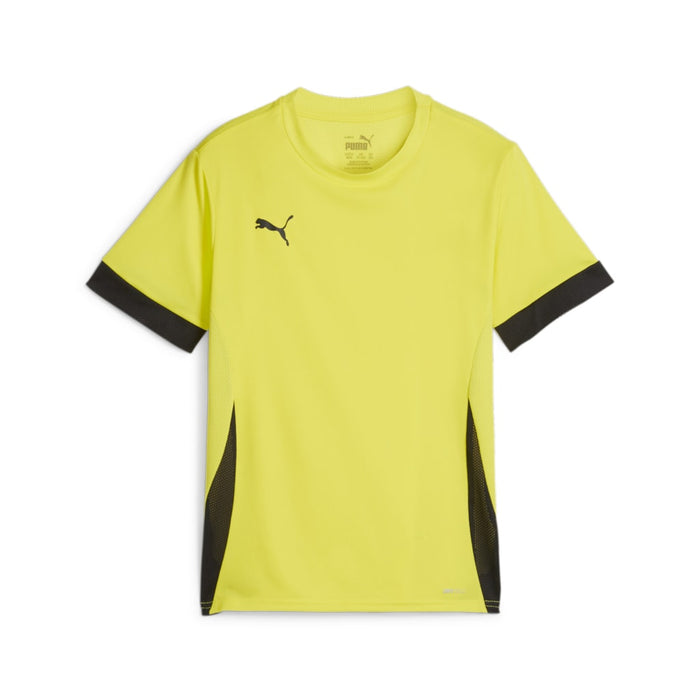 Puma Team Goal Matchday Short Sleeve Shirt in yellow and black