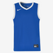 Blue basketball jersey with Nike logo on a white background