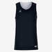 Black sleeveless shirt with a logo on a white background