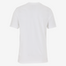Plain white t-shirt on a light gray background