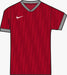 Nike Dri-Fit Challenger VI Short Sleeve Shirt in university red/white