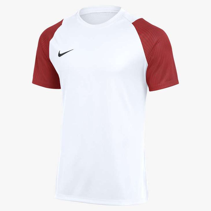 Nike Dri-Fit Academy II Short Sleeve Shirt in white/university red