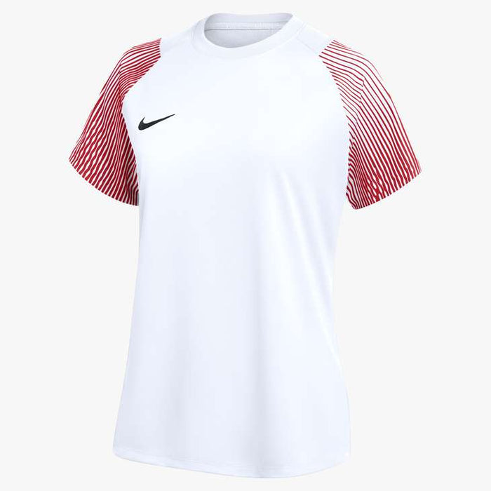 Nike Dri-Fit Academy II Women's Short Sleeve Shirt in white/university red