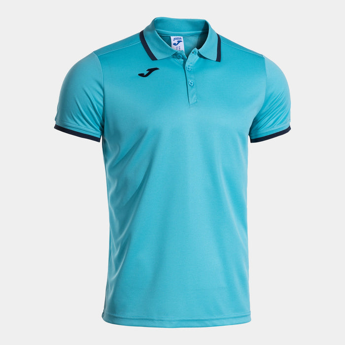 Joma Combi Premium Short Sleeve Polo in sky blue